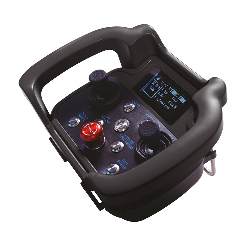 immagine del radiocomando del trinciaerba radiocomandato Attila ATRC 7055