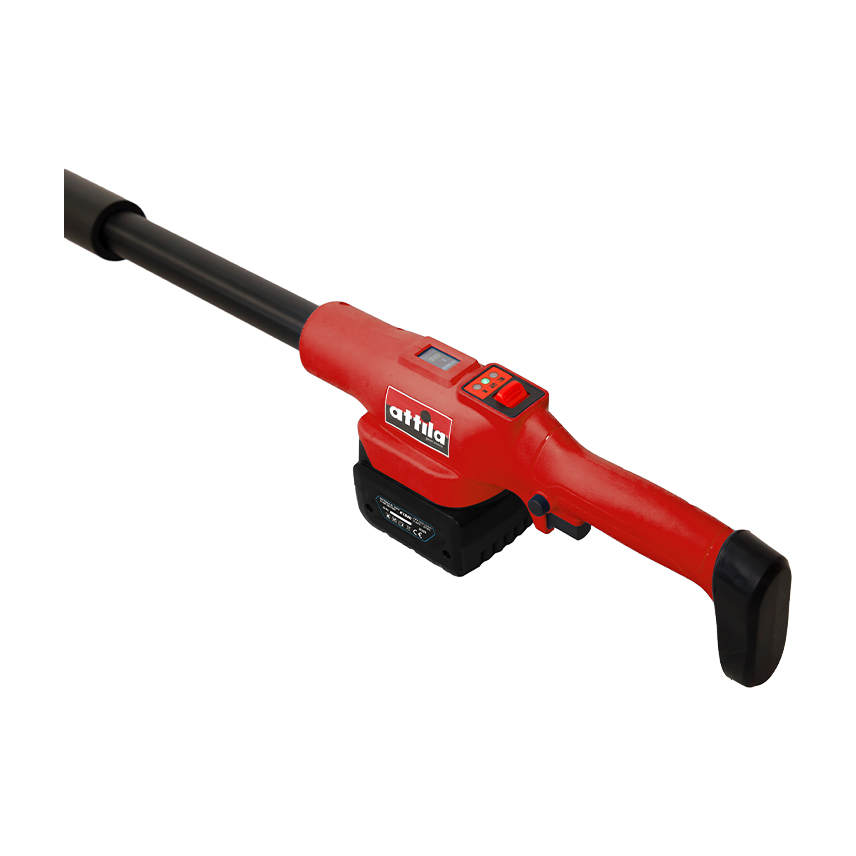 Particolare scuotiolive a batteria ATTILA TELESCOPICO 18V ATSC510-4x4