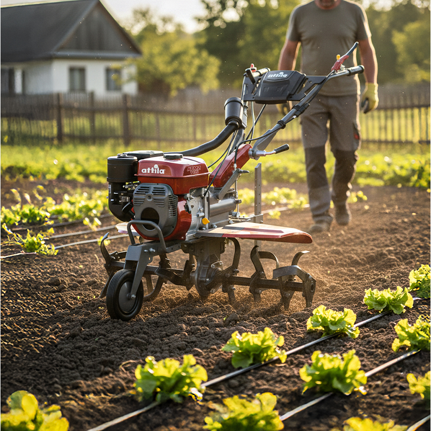 Immagine ambientata della Motozappa Attila ATMZ 1120