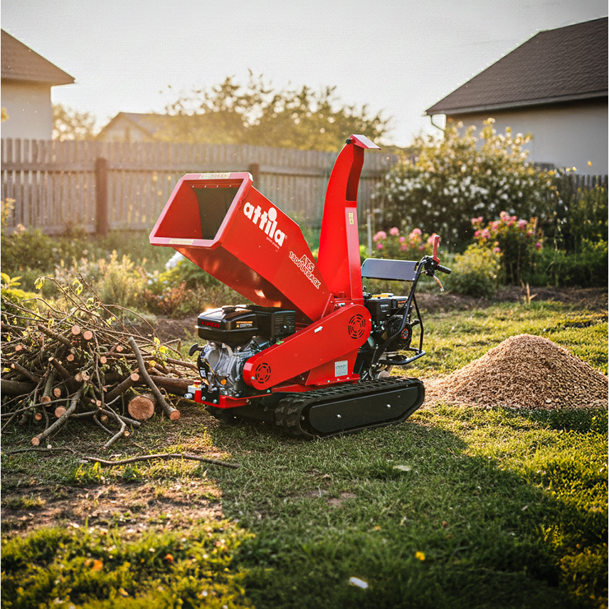 Immagine ambientata Biocippatore a scoppio Attila ATS 1300 L TRACK