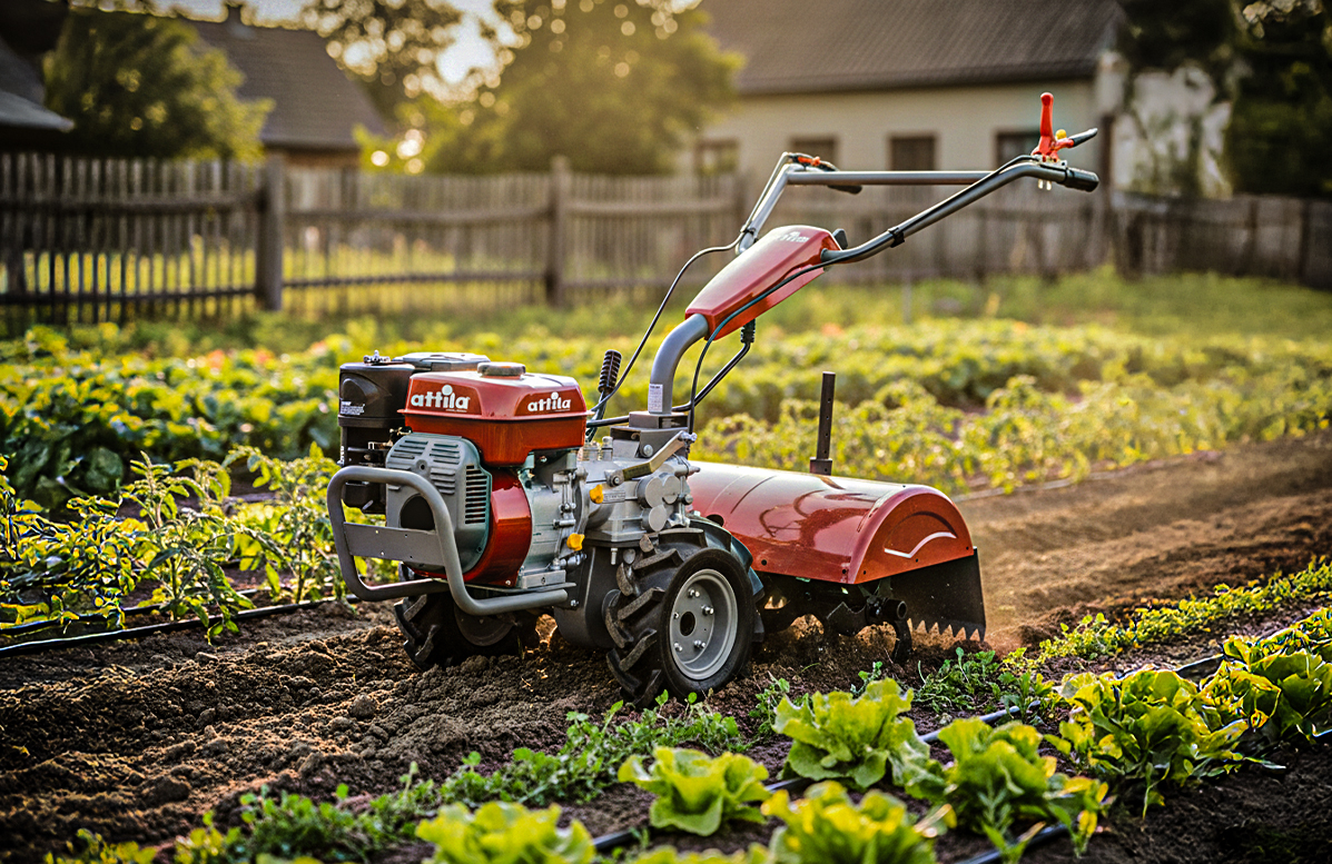 Immagine ambientata del Motocoltivatore Attila ATMC 5420