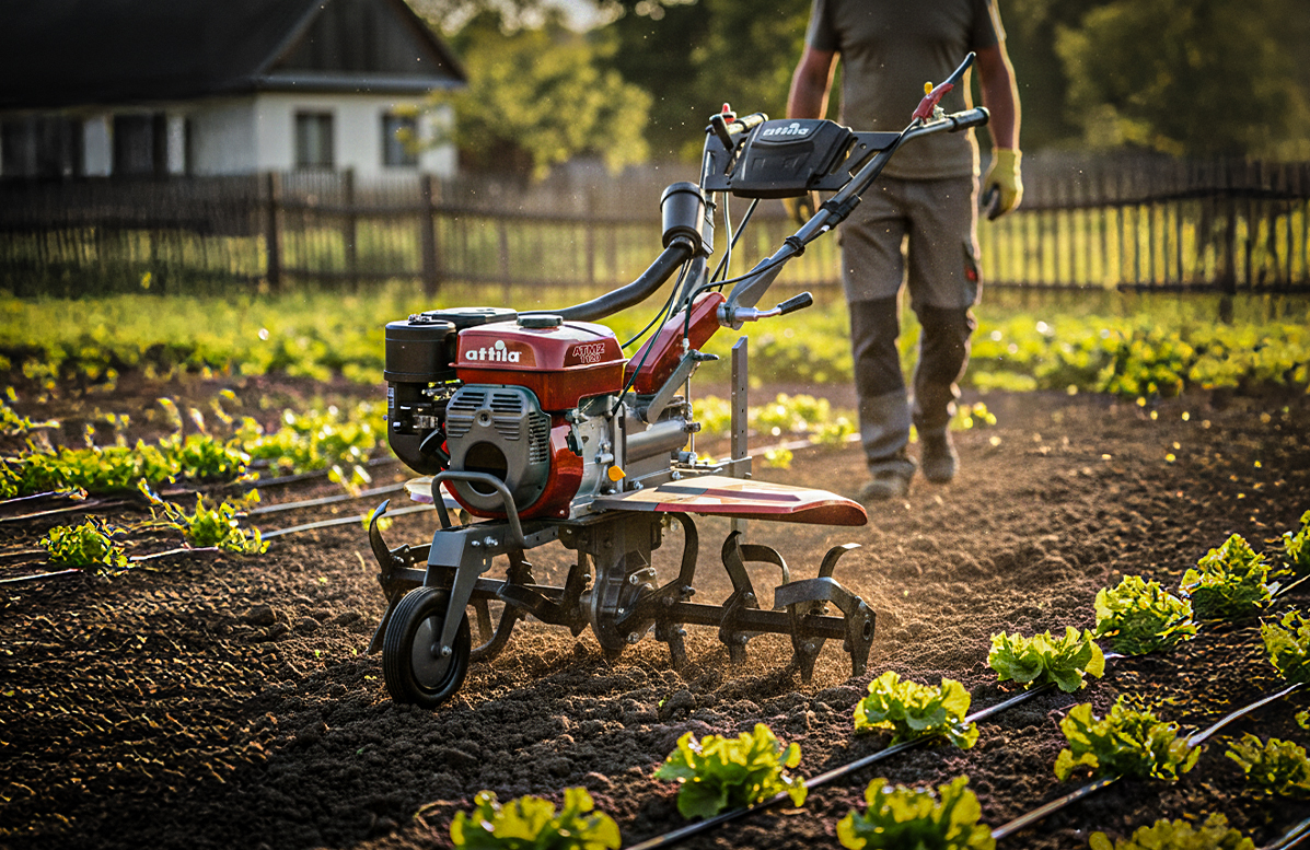Immagine ambientata della Motozappa Attila ATMZ 1120